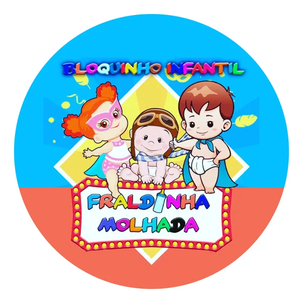 Bloquinho Infantil Fraldinha Molhada
